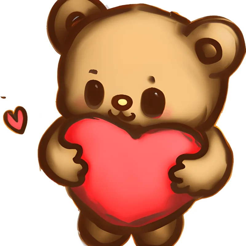 Đừng bỏ lỡ bộ hình cute chibi gấu khiến tim tan chảy
