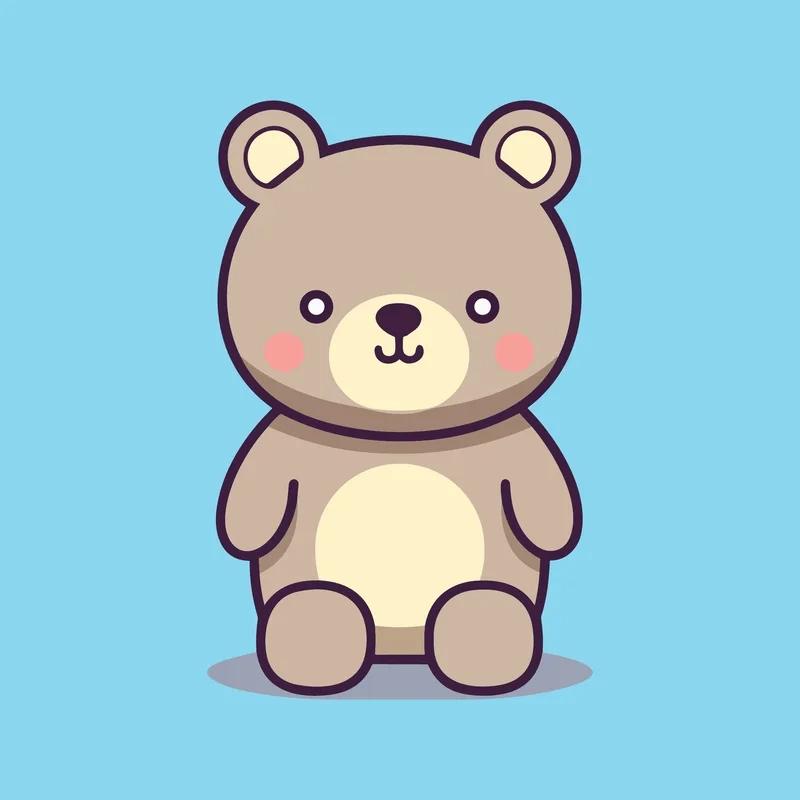 Ngập tràn sự dễ thương với ảnh chibi gấu cute hot nhất hiện nay