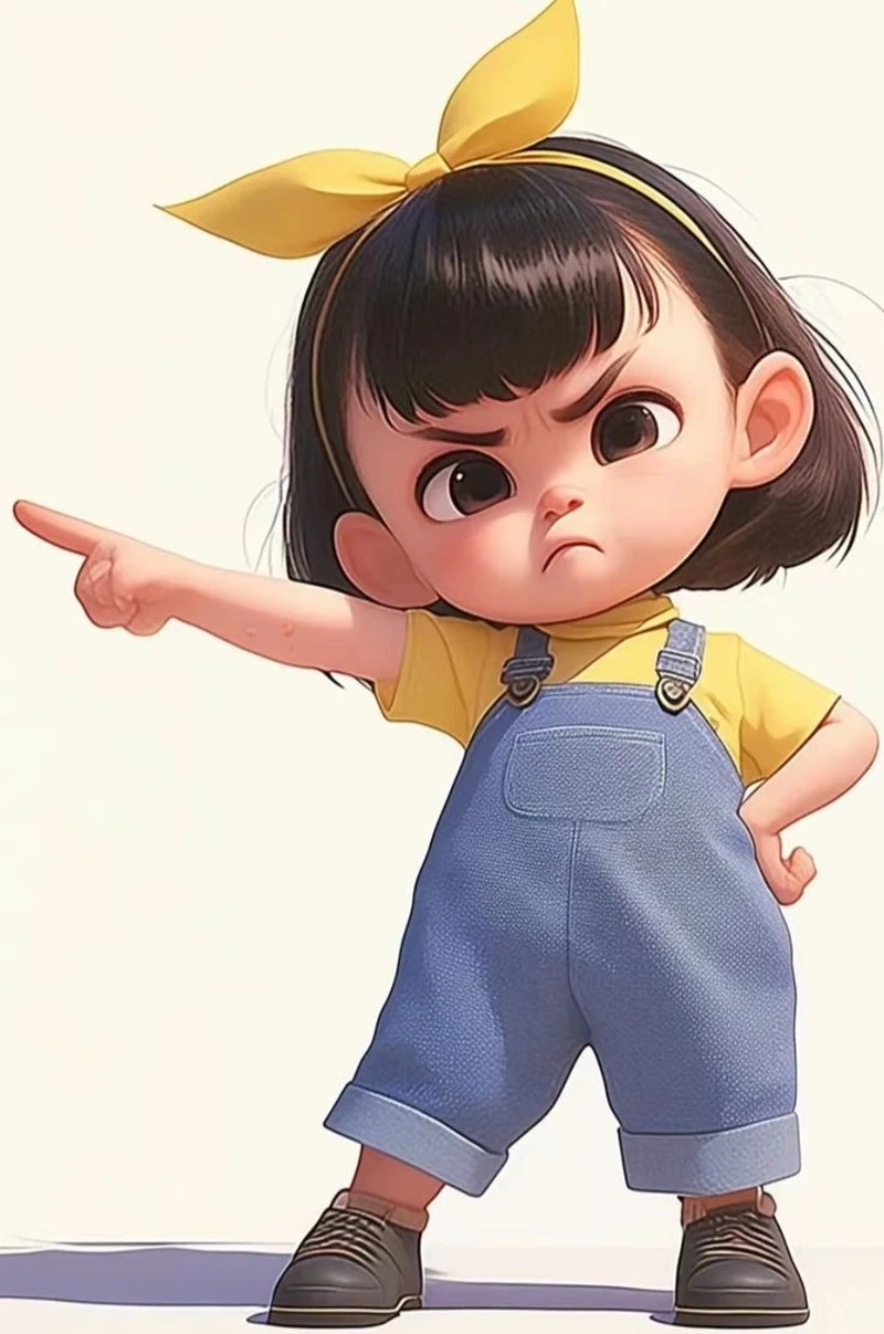 Không thể bỏ lỡ ảnh anime chibi tức giận biểu cảm siêu cấp đáng yêu