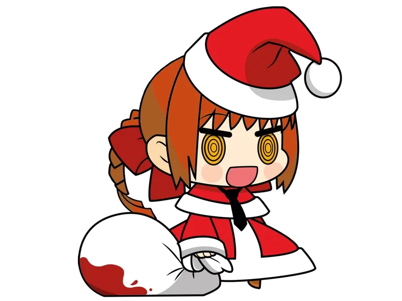 Top hình anime giáng sinh chibi đáng yêu khiến ai cũng tan chảy