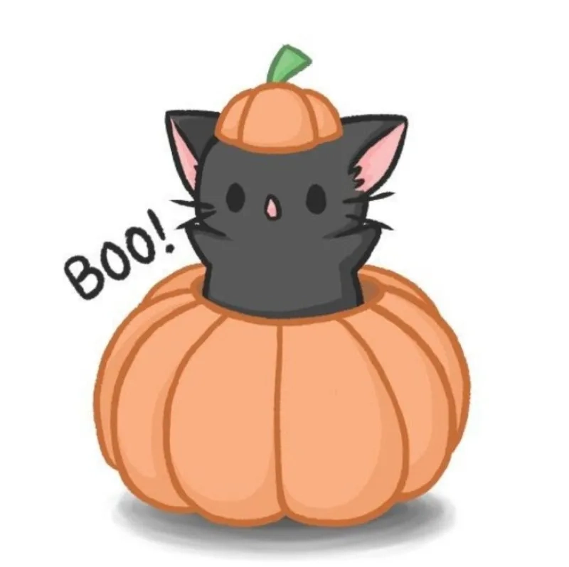 Thế giới anime chibi halloween đậm chất kỳ bí và dễ thương