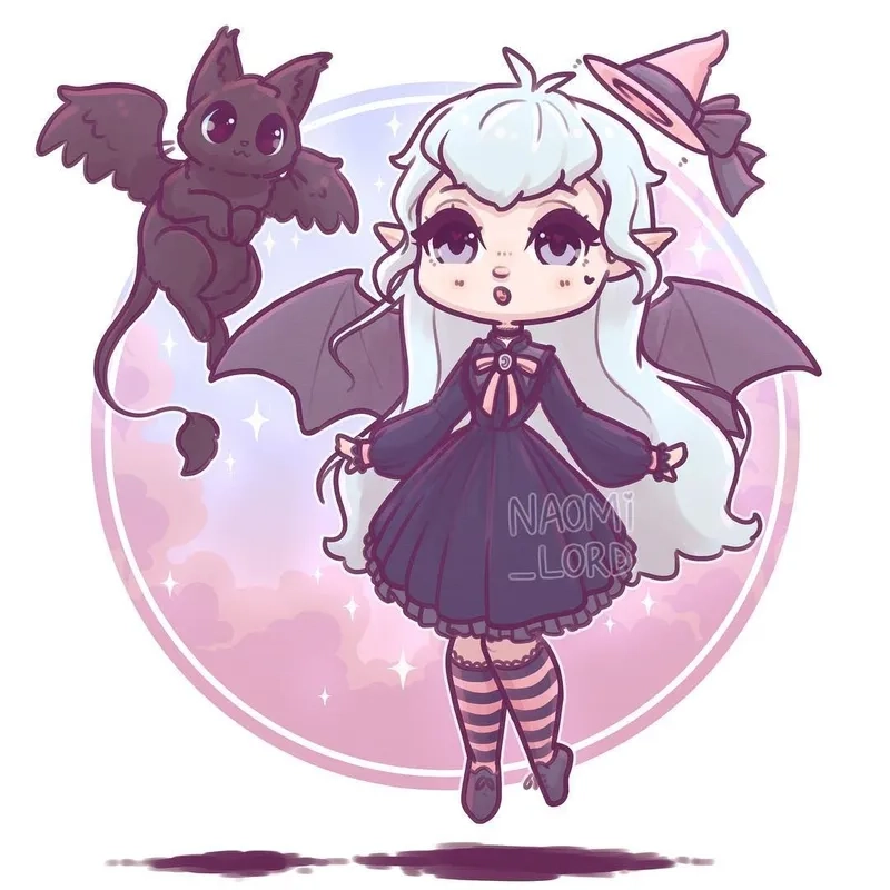Bộ sưu tập chibi halloween anime độc đáo cho fan anime chính hiệu