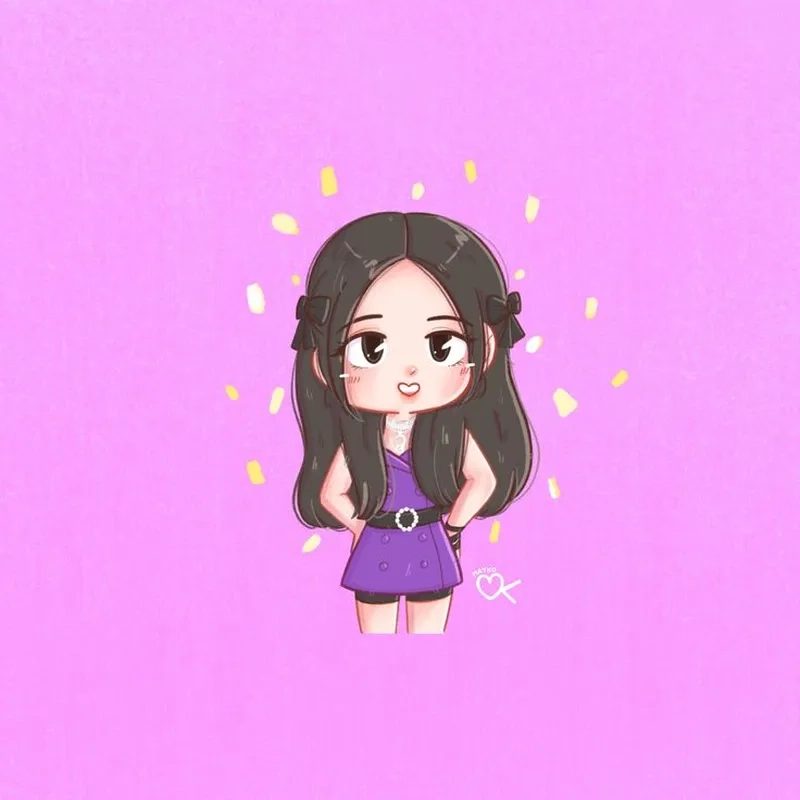 Ngắm bộ sưu tập ảnh jisoo chibi siêu dễ thương cho fan BLACKPINK