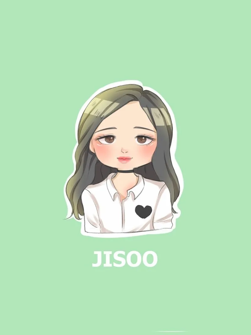Bộ sưu tập hình jisoo chibi cute dành riêng cho BLINK