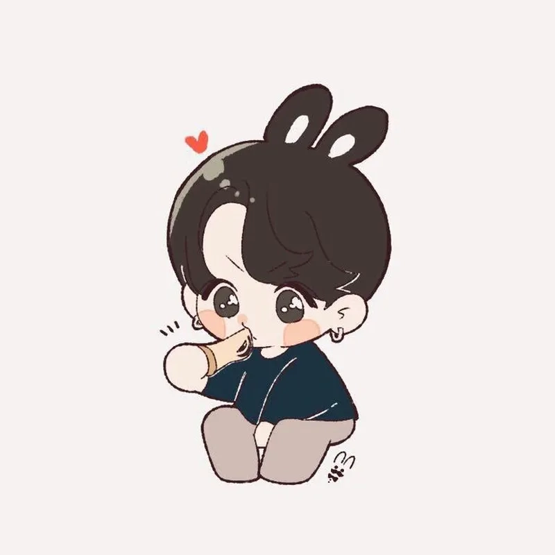 File tải về jungkook chibi png chất lượng cao
