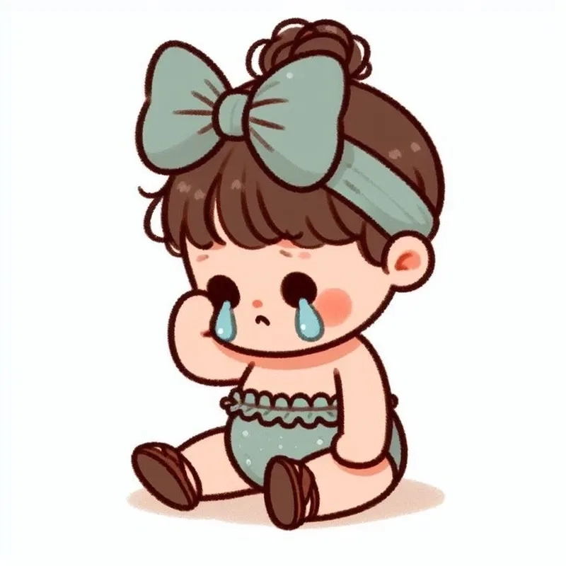 Ngắm nhìn hình chibi buồn khóc khiến trái tim tan chảy vì quá đáng yêu