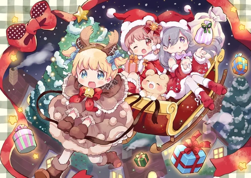 Ấm áp mùa đông cùng chibi lễ hội giáng sinh đáng yêu hết nấc