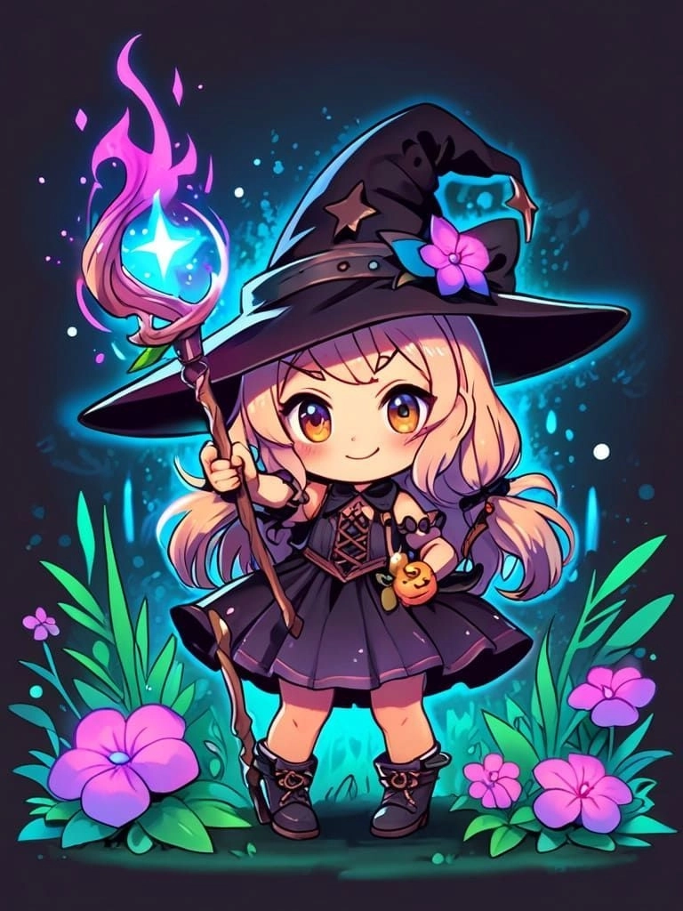 Khám phá sự đáng yêu vô cực từ chibi ma thuật dễ thương