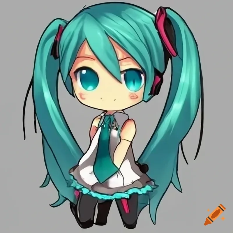 Cực đáng yêu với bộ sưu tập anime chibi miku hot trend