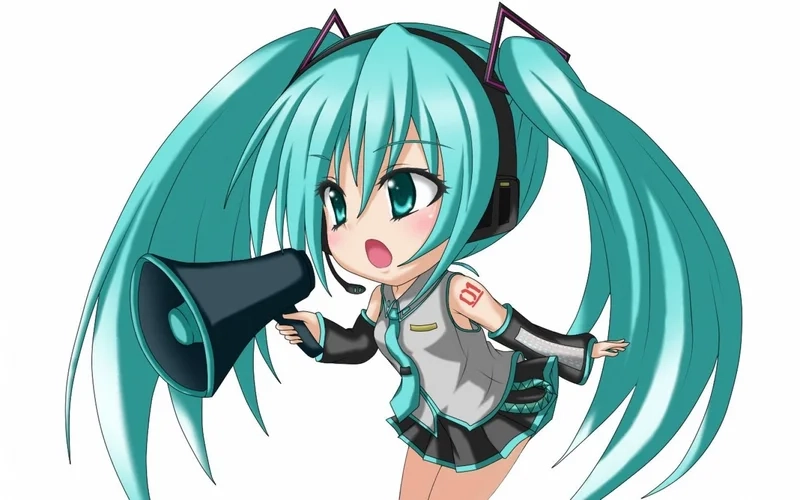 Tải ngay hatsune miku chibi với phong cách kawaii