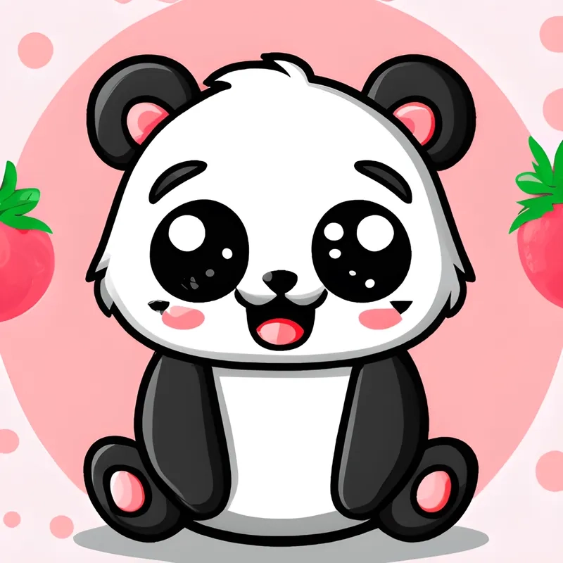 Sở hữu ngay bộ ảnh chibi panda png trong suốt siêu tiện lợi
