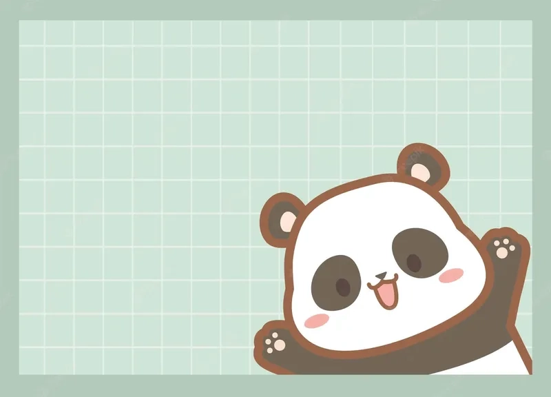 Tải ngay ảnh gấu trúc panda chibi để làm hình nền cực chất