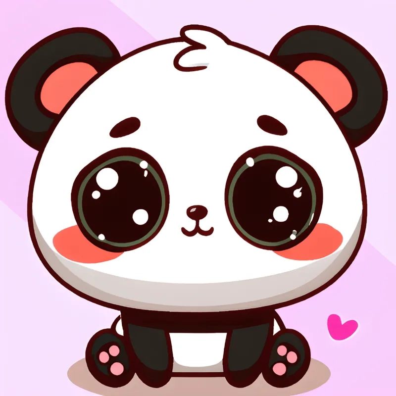 Tìm ngay ảnh chibi panda anime cực xinh cho tín đồ yêu chibi