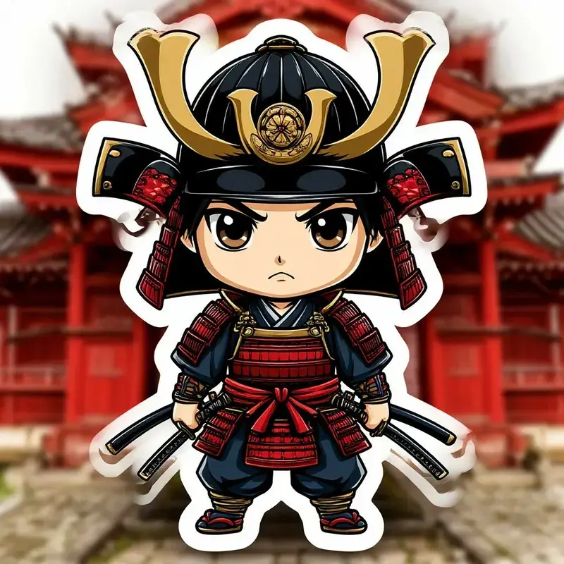Tải ngay bộ samurai chibi vector chất lượng cao cho thiết kế của bạn