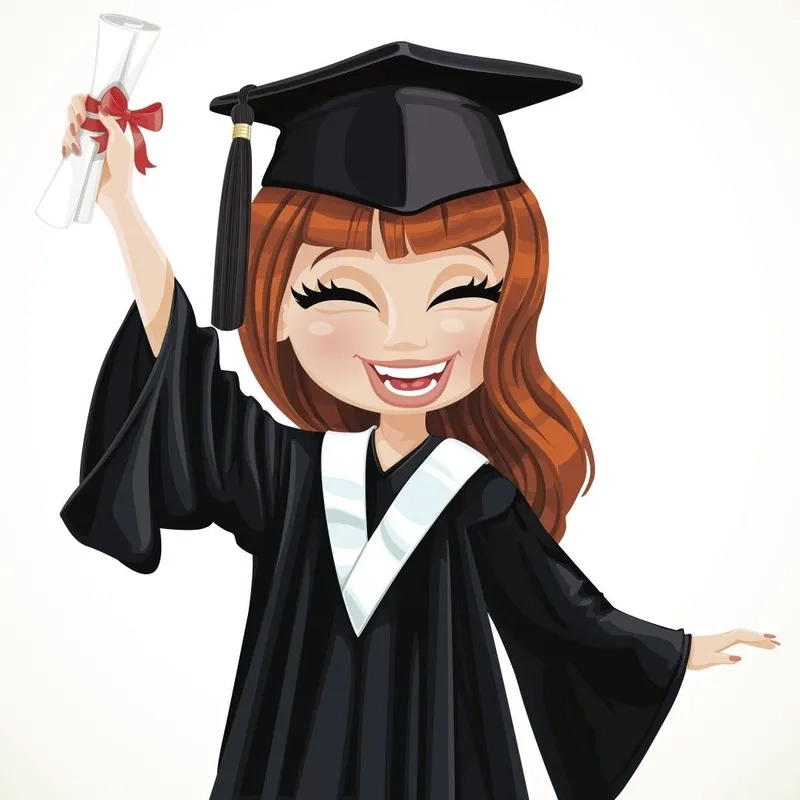 Ghi dấu kỷ niệm cuối cấp với chibi học sinh tốt nghiệp cực đáng yêu