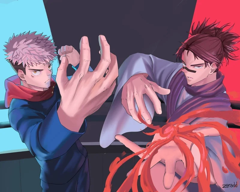 Một cuộc đối đầu gay cấn với choso x itadori