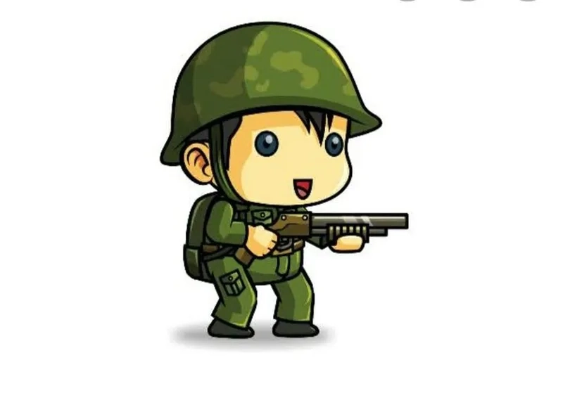 Tải về hình chú bộ đội chibi cực chất cho điện thoại
