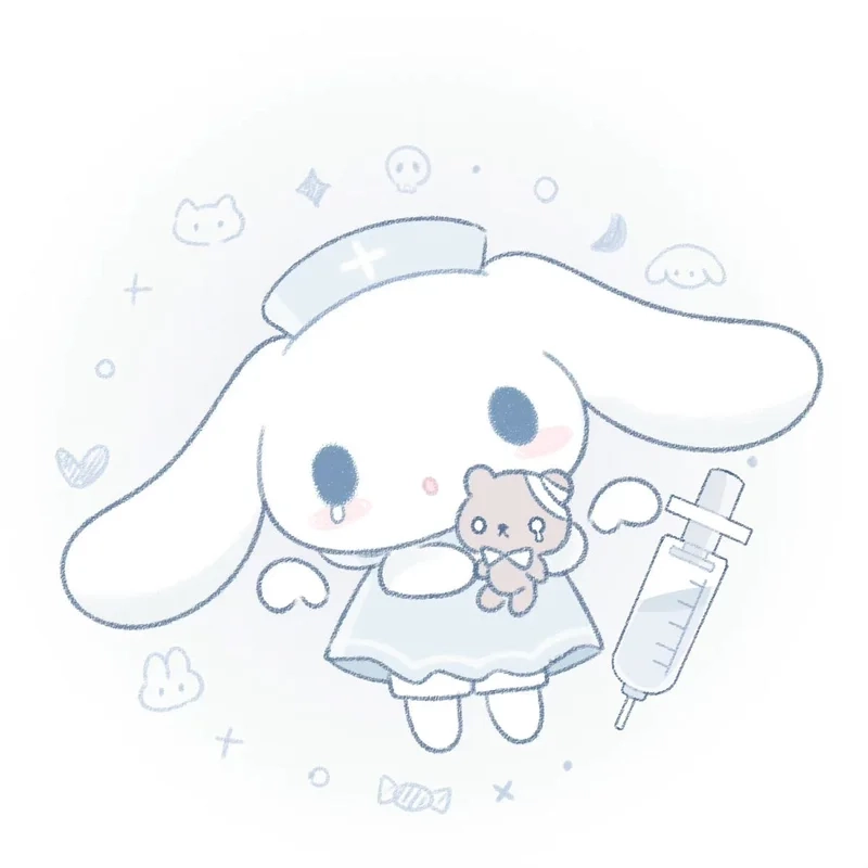Cài ngay hình nền cinnamoroll chibi cho dế yêu