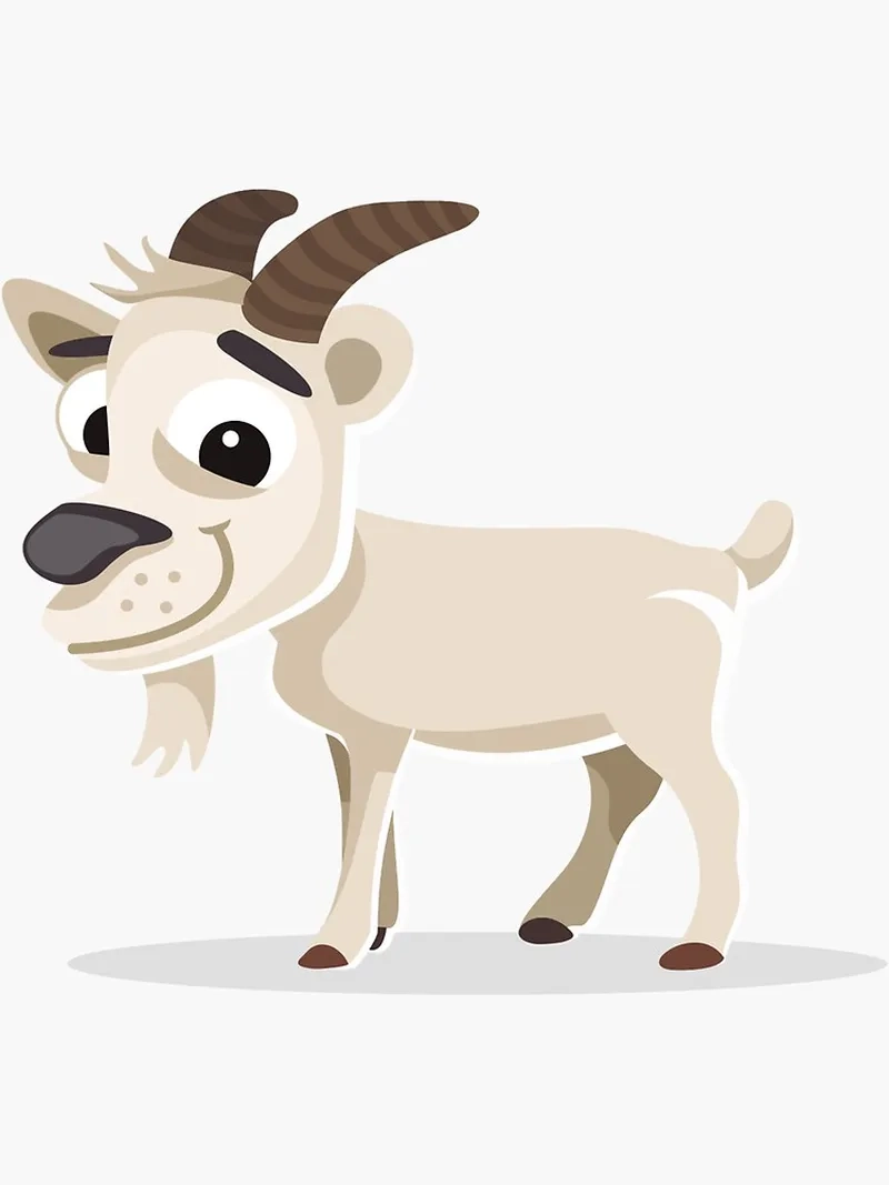 Ý tưởng vẽ con dê chibi độc lạ siêu dễ thương dành cho bạn trẻ