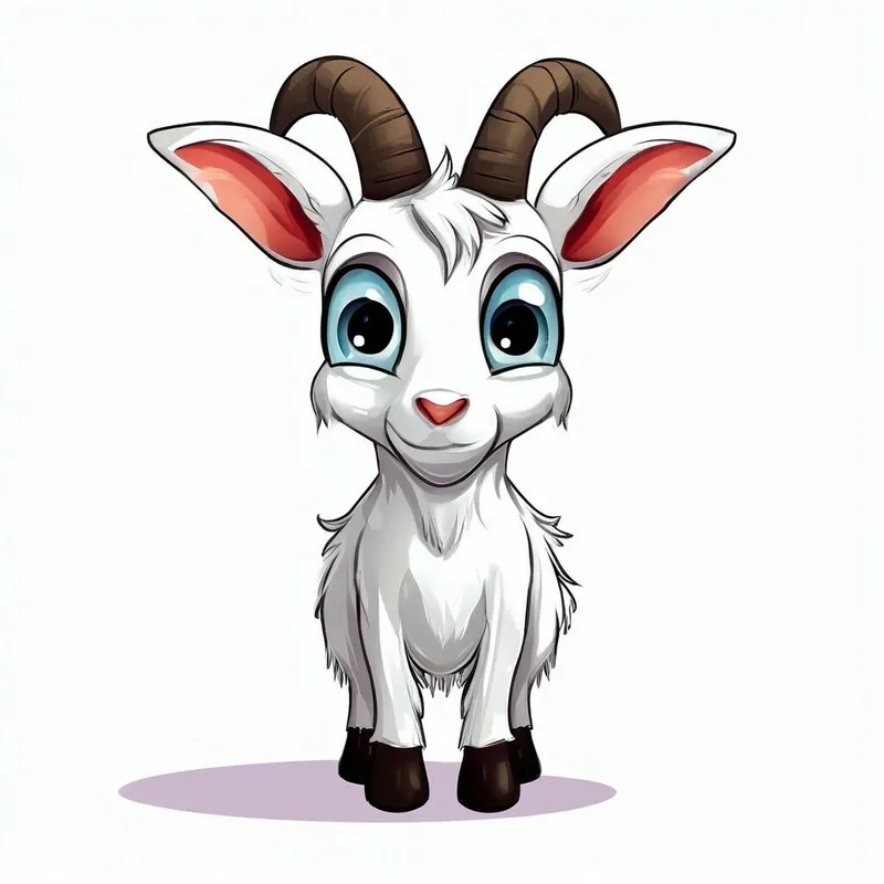 Bộ ảnh con dê cute mang lại cảm giác vui tươi đáng yêu