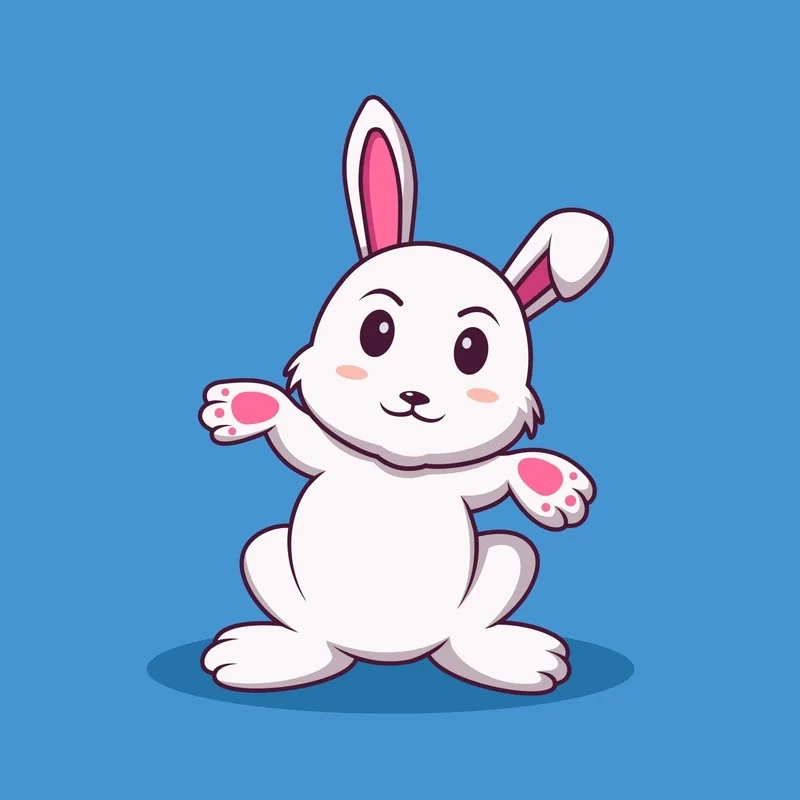 Tải ngay những hình dễ thương thỏ cute hình chibi đẹp nhất