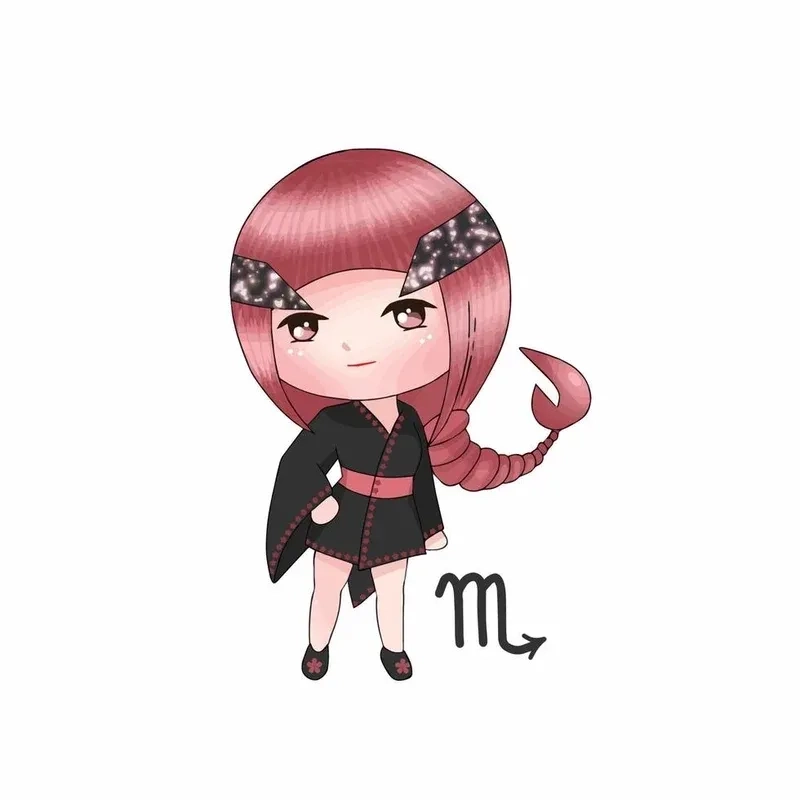 Chiêm ngưỡng ngay hình ảnh cung bọ cạp chibi hot trend nhất