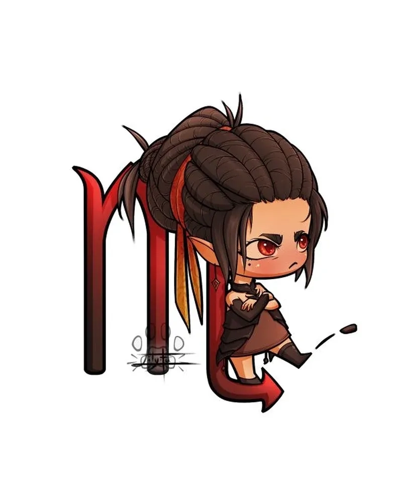 Bộ ảnh chất ngất dành cho fan chibi cung bọ cạp chính hiệu