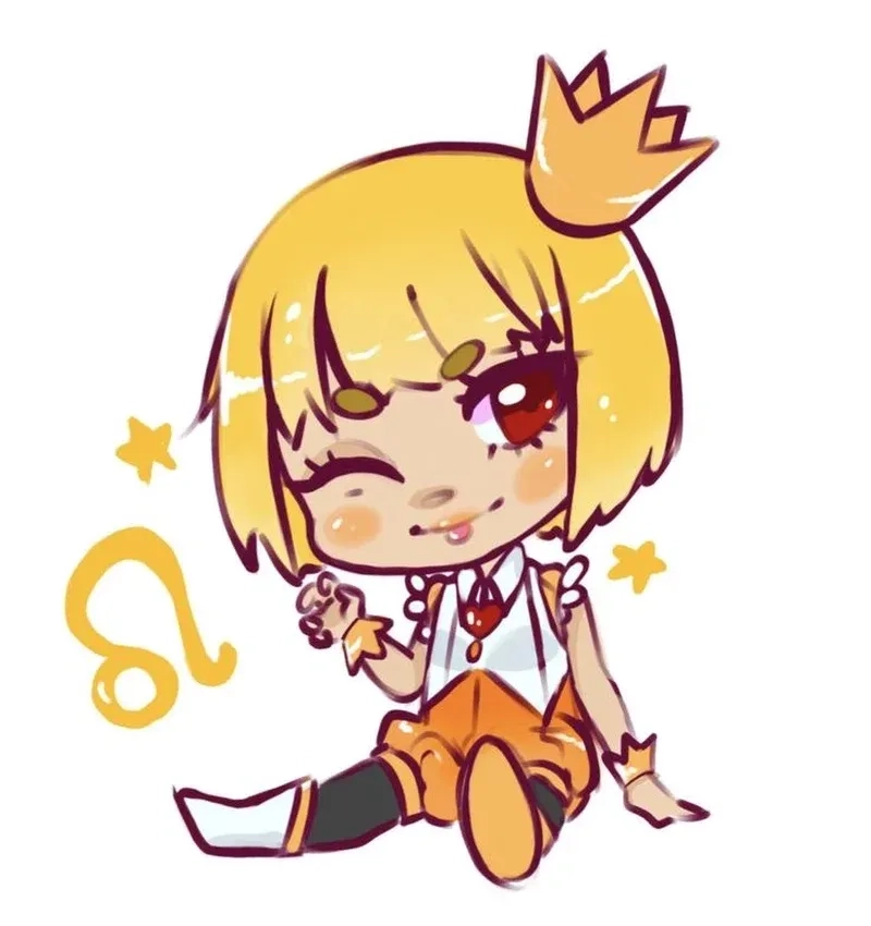 Khám phá phong cách đáng yêu với chibi cung sư tử đầy ấn tượng