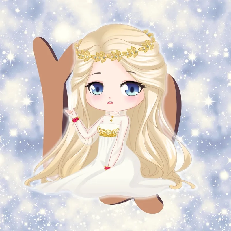 Tải ngay hình nền cung xử nữ chibi để làm mới điện thoại của bạn