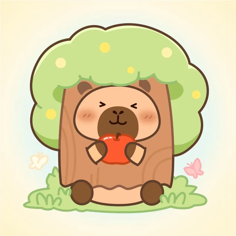 Sưu tầm bộ chibi cute ảnh capybara cute chibi đẹp nhất