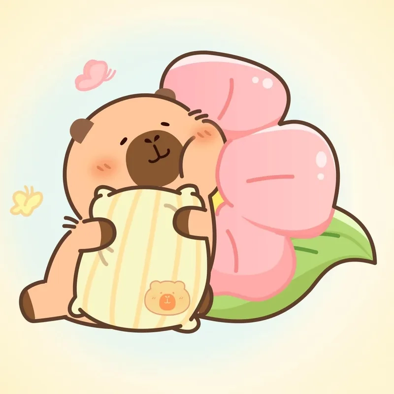 Cập nhật ngay ảnh nền ảnh nền capybara chibi độc lạ