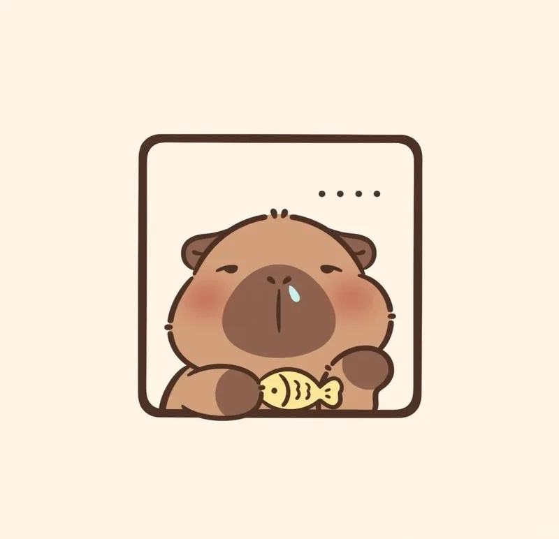 Tải nhanh chibi hình ảnh capybara chibi dễ thương nhất