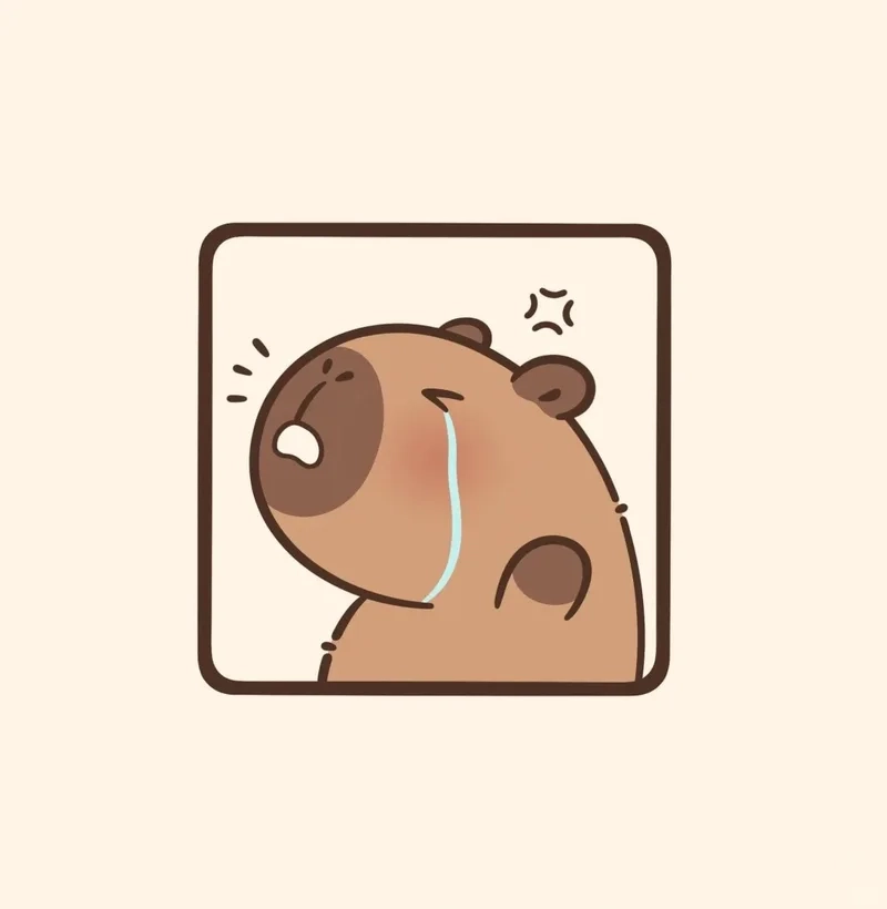 Bộ ảnh chibi capybara cute khiến ai cũng mê