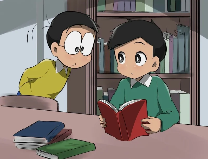 Khám phá khoảnh khắc dễ thương dekisugi x nobita
