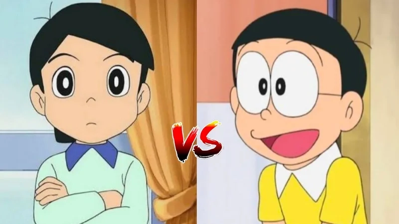 Ngắm đôi bạn đáng yêu nobita và dekisugi