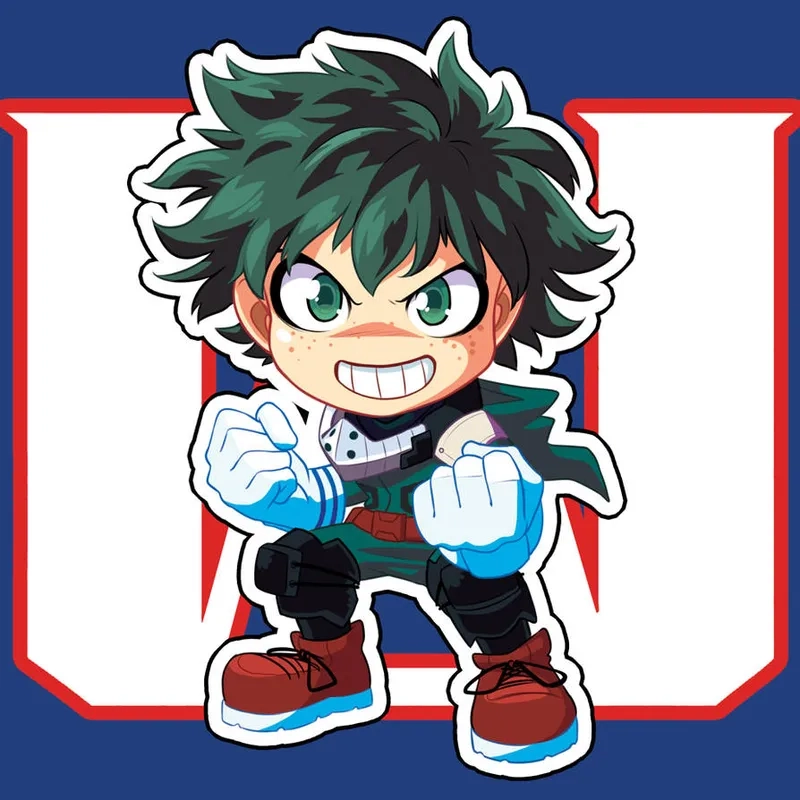 Ngắm trọn bộ deku chibi manga siêu đáng yêu cực hot