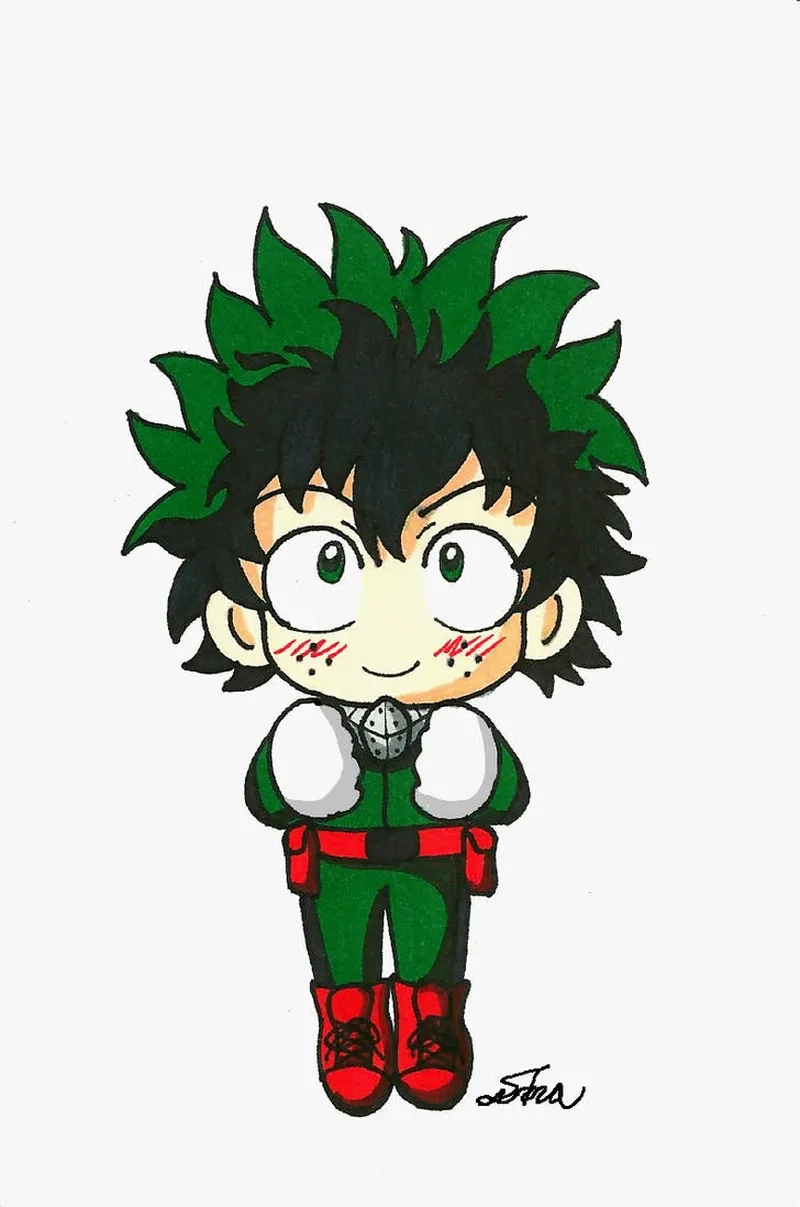 Tuyển chọn deku chibi my hero academia đẹp lung linh