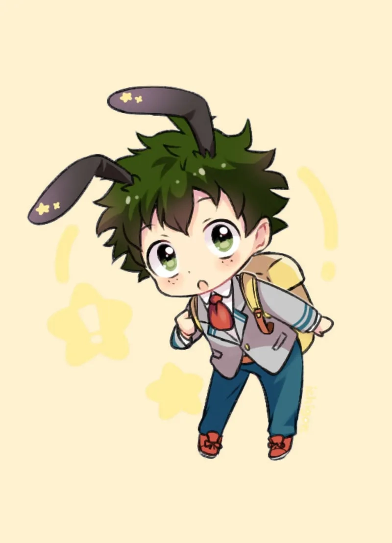 Tìm ngay my hero academia deku chibi đẹp cho fan anime