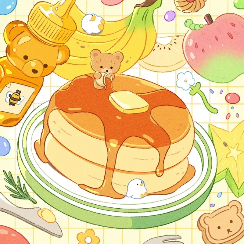 Cùng ngắm bộ sưu tập hình đồ ăn chibi cute siêu dễ thương khiến ai cũng mê