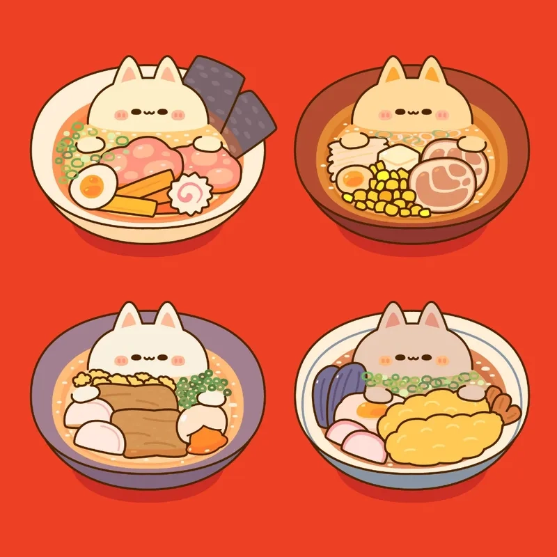 Bộ sưu tập hình ảnh đồ ăn chibi khiến bạn tan chảy vì độ đáng yêu vô đối