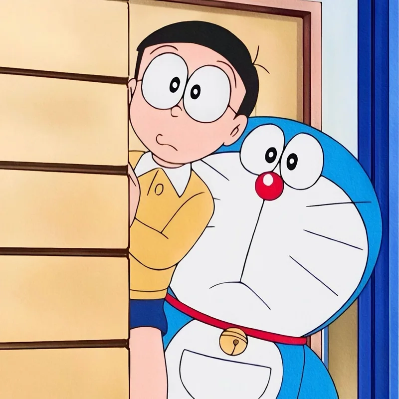 Ngắm đôi bạn thân doraemon và nobi nobita