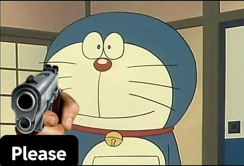 Cười sảng với doraemon meme hoạt hình