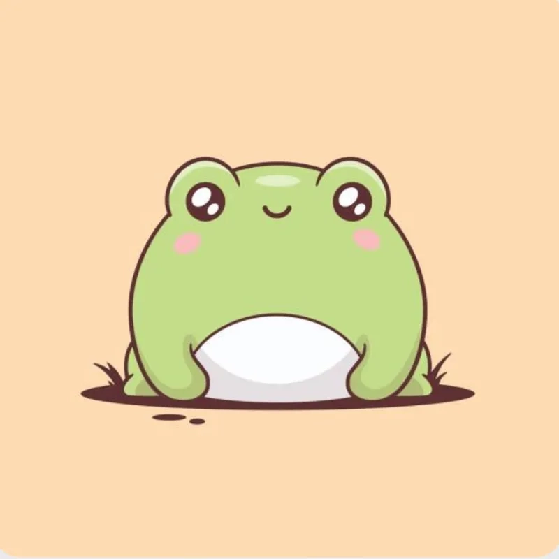 Đổi mới phong cách online với avatar ếch chibi cực độc và nổi bật