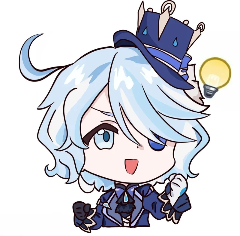 Ngắm nhìn furina chibi cute dễ thương hết nấc