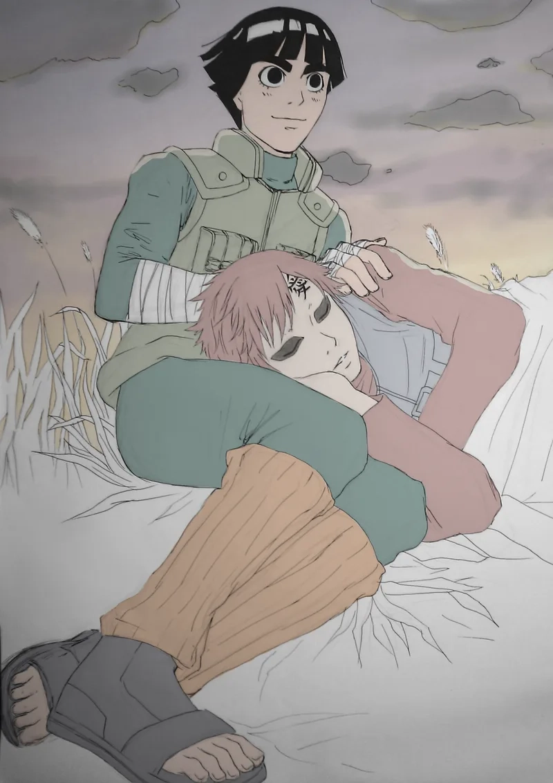 Sức mạnh tối thượng của gaara vs lee