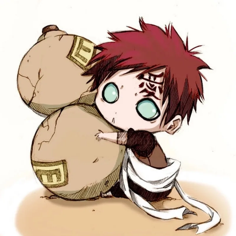 Bộ sưu tập chibi gaara khiến fan tan chảy