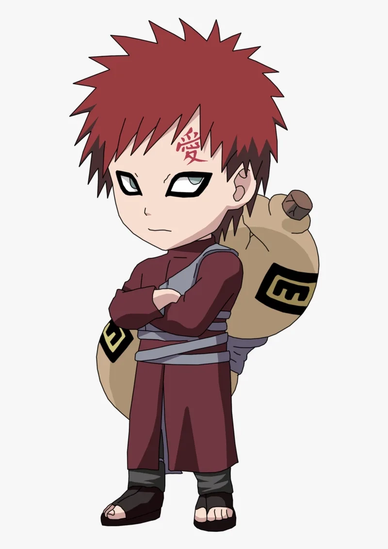Hình ảnh siêu dễ thương của gaara chibi