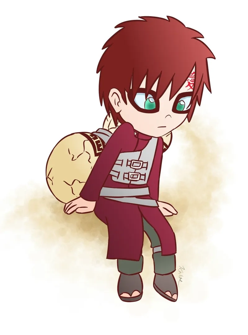Bộ sưu tập chibi gaara cực dễ thương cho fan Naruto
