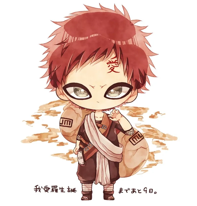 Tải ngay bộ gaara chibi wallpaper siêu đẹp cho điện thoại
