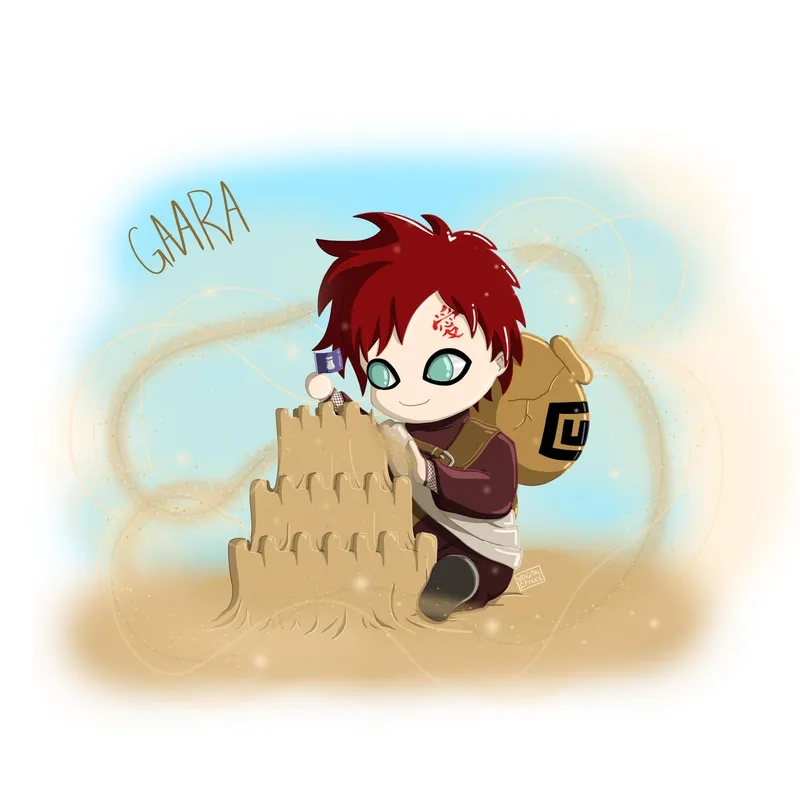 Ngắm nhìn gaara đẹp trai với thần thái đầy cuốn hút